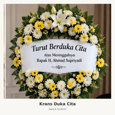 Krans Bunga Duka Kudus Kota